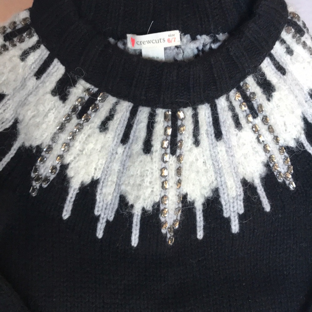 NEW Girls J.Crew crewcuts sz 6/7 wool sweater